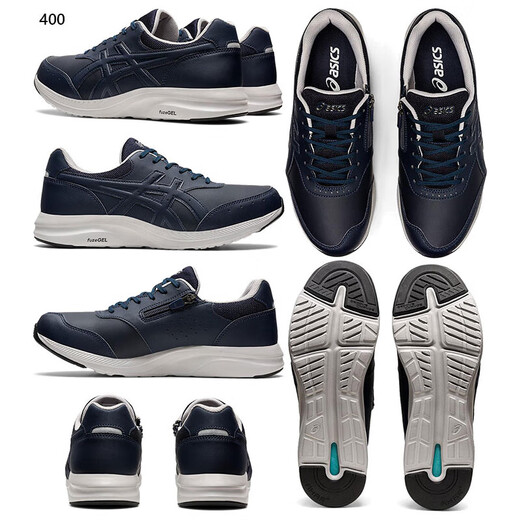 ASICS SAPAS CORRANTE MENOS GEL GEL-FUNWALKER M041 CHUCHED COFORTY Sports Shoes Outdoor Running Zapatos 1291A041 400 (Navy Blue Wide Last Version) 41.5 (260 mm)