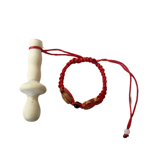 Purely natural Zanthoxylum bungeanum molar stick for infants 6 months old Zanthoxylum bungeanum 3 baby teether anti-eating hand artifact chewing fun Baseball style Zanthoxylum bungeanum + Pisces red rope bracelet-bag