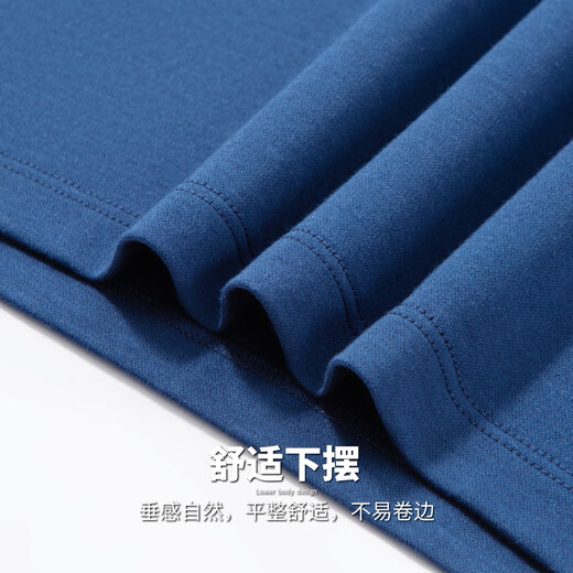 Hodo Light Luxury Cashmere Silk High-end Autumn and Winter Polo Shirt Men's Business Casual Long Sleeve T-shirt Skin Friendly and Easy to Care