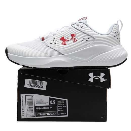 UNDER ARMOUR Men's Shoes Sports Shoes UA Charged Commit TR 4 Running Fitness Cushioning Comfortable Fashion Training Shoes 3026017-103 40