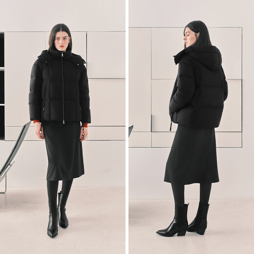 Same style as Semir shopping mall | Easy down jacket for women winter mid-length 90 velvet loose 2025 jacket 101725113017