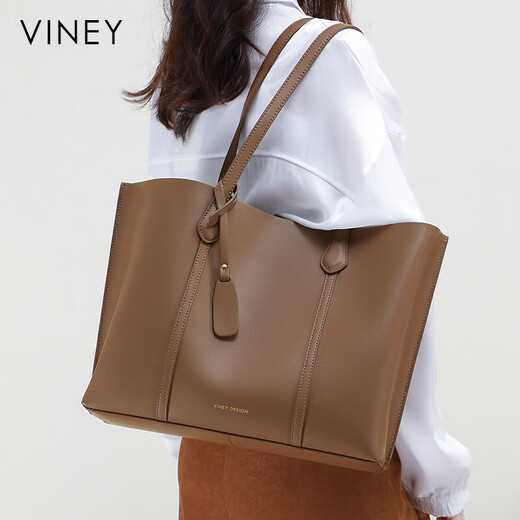 Viney cowhide bag women's bag large capacity tote bag shoulder bag handbag birthday Christmas gift for girl girlfriend