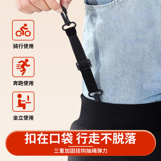 Nanjiren knee pads for motorcycles and electric vehicles to keep old cold legs warm for men and women, thickened leg pads for men and women in winter, windproof riding protective gear, ankle protection 70cm, thickened velvet + anti-slip buckle + fully waterproof