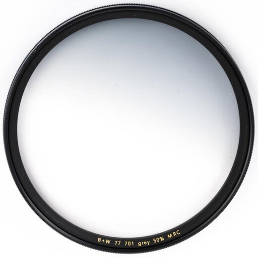 B+W MRC 701M/702M 中灰渐变镜GND 多膜圆形多层渐变镜 F-PRO GND 0.3 50%进光量 701M 82mm
