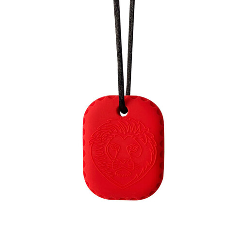 Silicone teether pendant necklace baby soothing chewing molar stick anti-biting hand food grade chewing glue yellow 1 piece