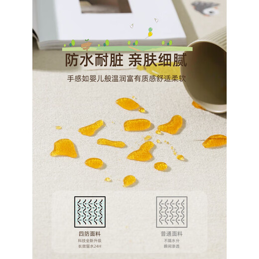 
Xiaomi Noble Mifen Home Carpet Living Room 2025 New Washable Rubber Children's Floor Mat Anti-fall Crawling Mat Cute Happy Home-15939 100*200cm (anti-slip)