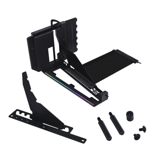 LIANLI Lianli VG4 multi-directional vertical graphics card bracket black with 5.0Specifications graphics card extension cable RGB lighting effect/multi-angle display/