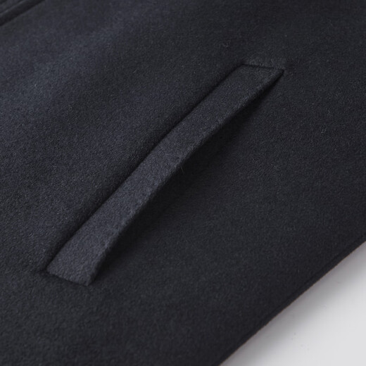 Shanshan Autumn and Winter Men's Goose Down Jacket Contains Wool and Cashmere Close-fitting Warm Removable Liner Lapel Top Jacket