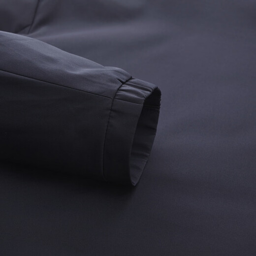 Shanshan (FIRS) men's winter mid-length cotton jacket with detachable hood for cold protection and warmth with silk liner, quilted and thickened thermal jacket