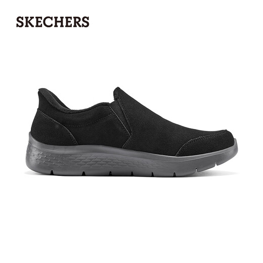 Skechers walking shoes for men, velvet and warm, 2025 autumn and winter new style, comfortable, casual, flash-on shoes 216918