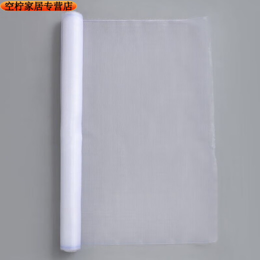 Encrypted and thickened good material white window screen net breathable anti-mosquito aluminum alloy plastic steel nylon window screen net self-installation home 1 meter long encrypted version - only window screen 0.6 meters wide