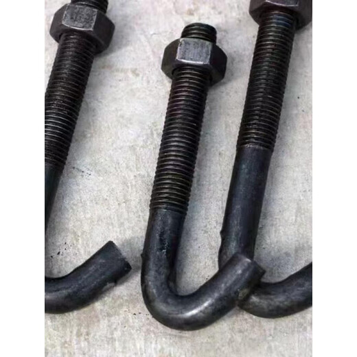 Vibrating screen screw hook mine screen bolt accessories mine vibrating screen accessories hook foot screen screw M12*140200 set