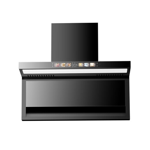 Xinfei range hood door-to-door installation, first-class energy efficiency, large suction power, household top side double suction, large air volume, real wave intelligent control, automatic cleaning range hood, 7-shaped range hood, smoke stove set + 90 wide voice control hood + dazzling fire stove liquefied gas