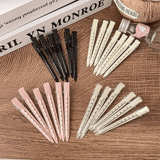 Ins simple seamless hairpin hair root fixed fluffy hairpin makeup positioning high head duckbill clip headwear main picture super value mix and match 24-piece set hot sale on the whole network