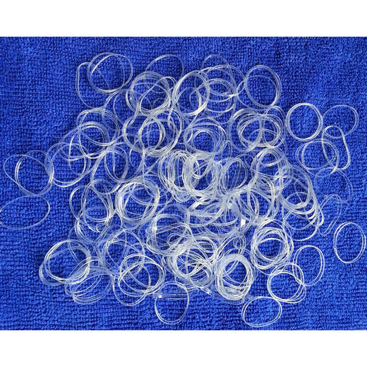 Rijing transparent ribs anti-aging rubber bands anti-industrial rubber bands long transparent rubber bands 15054 folded 150mm, width 5mm