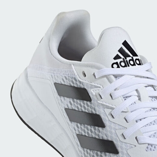 Adidas white running shoes men's shoes summer sports shoes shock-cushioning wear-resistant lightweight and breathable casual shoes JQ9715/ 42