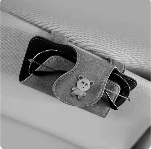 Yusenyi high-end car glasses clip glasses case sun visor storage box multi-functional car sun visor receipt collection 5-Audi A6L/A7L/A8L/RS4/