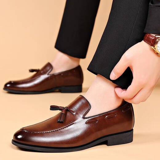 Cartelo Crocodile (Cartelo) Matte Suit Mate Shoule Men's Leather Shops Flat Groom's Bright Formal Wear Jóvenes Potaciones de boda casuales zapatos de boda de primavera y otoño 9923 Matte Black 39