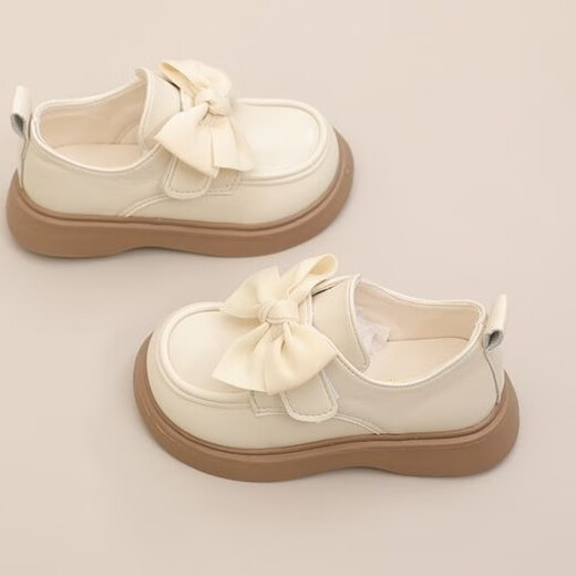 G.duck2025 Xiaoxiangfeng girls children's princess leather shoes new children's shoes spring and autumn girls spring single shoes baby British dark brown upgraded version 27 inner length 16.6 cm