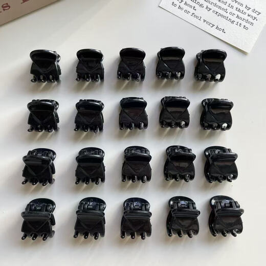Jiaoxuefei black small hair clip hairpins 20 broken hairpins bangs clip top clip small clip hairpin hairpin headdress