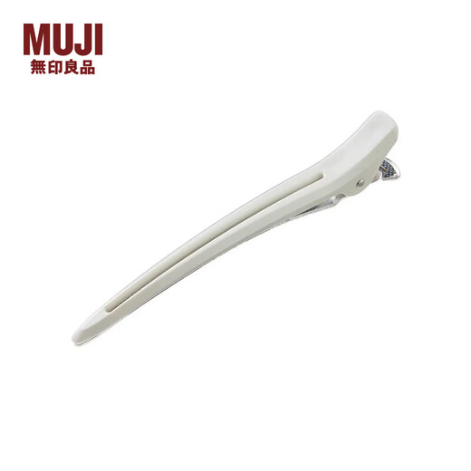 MUJI hairpin/large bangs clip F9S6001 white large