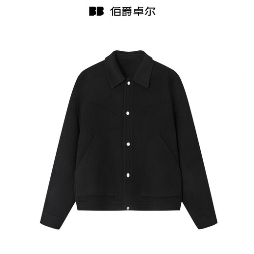 Earl Zall wool double-sided woolen jacket men's 2025 early winter new commuter short coat men Z541601 mocha color M (170)