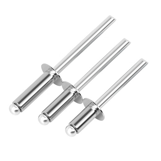 Tianzhuo Hardware 304 stainless steel core blind rivets open round head rivets and rivets core blind decoration M3.2M4M4.8M5mm 4.8*40 500 pieces in a box