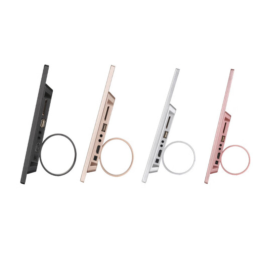 Metal narrow edge 12-13-15 inch 17 inch smart photo frame advertising machine high-definition electronic photo album display rack gold black silver rose gold please place an order