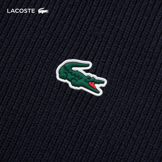 LACOSTE French crocodile men's 25 autumn and winter new golf series sweater sweater | AH4811 166 / Navy Blue XL 6
