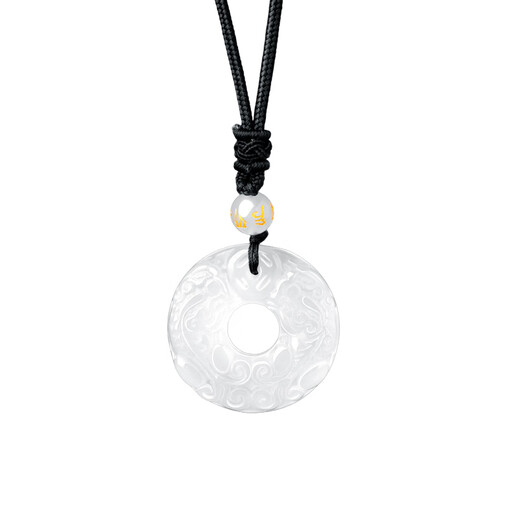 MANHE white chalcedony Pixiu safety buckle necklace for women 2025 new pendant wife birthday gift for girls and girlfriends