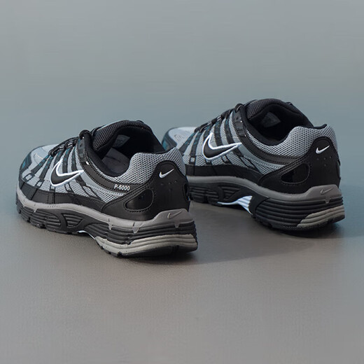 Nike (NIKE) men's shoes 2025 new autumn sneakers P-6000 retro fashionable low top lightweight breathable wear-resistant casual shoes IF6199-003 black 41