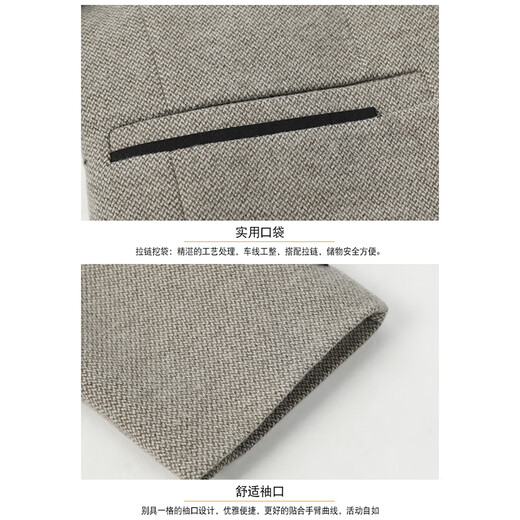 TPZBWG Trajes de marca de lujo de alta gama para hombres 2025 Spring y otoño Nuevo estilo comercial Traje informal Single Western Men's Blazer Deep Coffee M 170