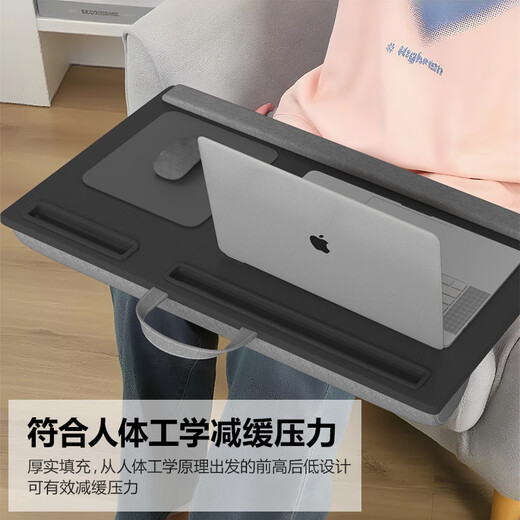 Xingkai laptop computer desk bed computer desk portable dormitory home theater desk BGZ798 black 55*34