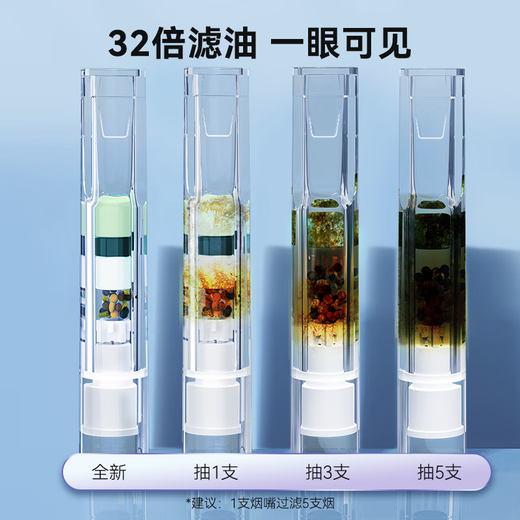 Made in Tokyo, 32-weight filter cigarette holder, cigarette tar filter, coarse, medium and fine three-purpose mouthpiece, 100 pieces