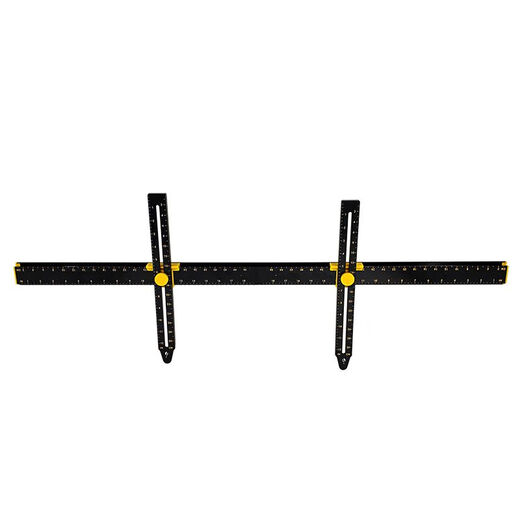 Photo frame hanging tool multifunctional level ruler picture frame wall precise positioning fixed point drilling woodworking painting hanging tool 1 meter aluminum alloy white painting hanging ruler