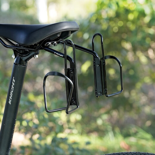 Vinoa bicycle rear seat double water bottle holder, tail bag stabilizer, riding anti-sway conversion seat, large tail bag holder, multi-functional tail bow and tail rack