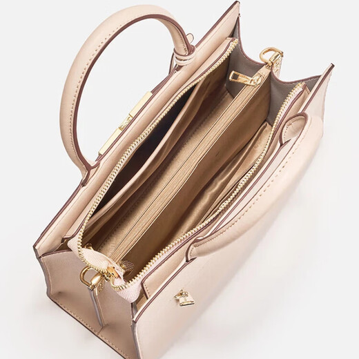 Geshiman (Geshiman) Sac kelly à la mode, polyvalent et haut de gamme pour mère 2025 Nouveau sac de sac pour femmes à la mode sac à bandoulière de grande capacité [boîte cadeau] Beige 7295
