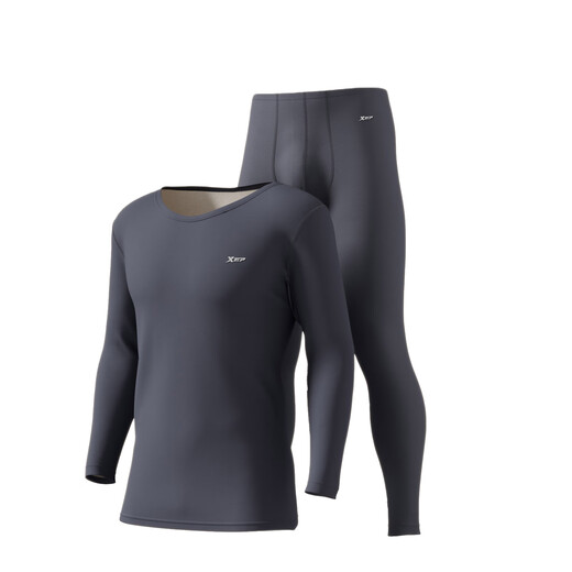 XTEP thermal underwear men's thermal pants winter autumn clothing autumn pants men's heating windproof and cold-resistant thermal clothing set