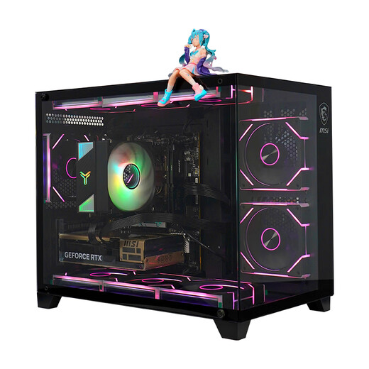 MSI Family 9950X/5070/5080/5090D game console computer desktop assembly computer host DIY complete machine sea view room chassis configuration one 9950X/16G/1T