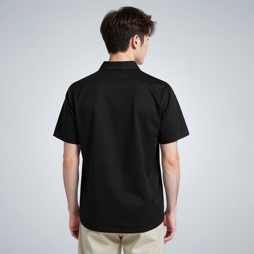 NIKE spring and summer men's short-sleeved T-shirt POLO shirt sports and leisure DH0858-010 black M