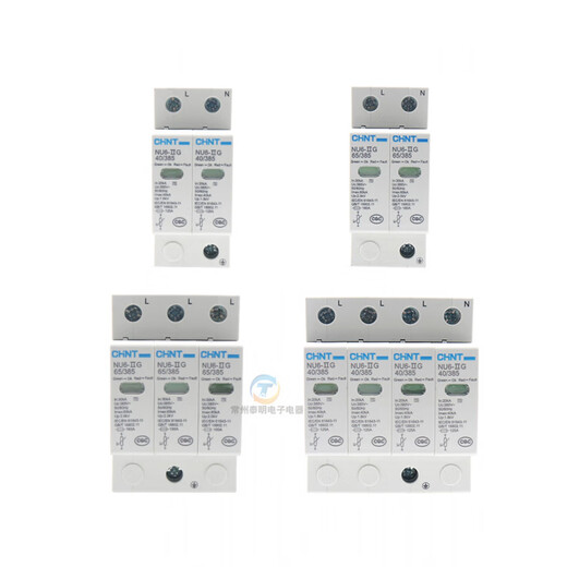 Chint 4P40KA lightning protection 380V surge protector single-phase surge protection new 2P 40KA/385V