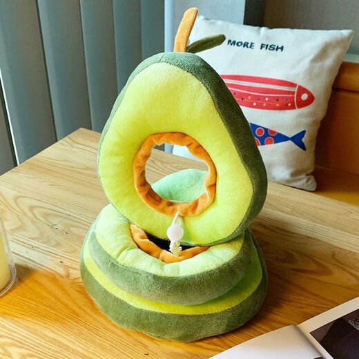 OYKTN Cat Collar Elizabeth Cat Collar Anti-Scratch Shame Circle Adjustable Neutering Collar Cute Head Cover Toast Bread S (1-4Jin Jin equals 0.5kg)