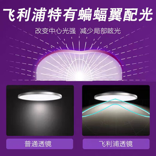 Philips (PHILIPS) LED ceiling lamp wick hexagonal strip replacement light source module 26w white light diameter 220mm