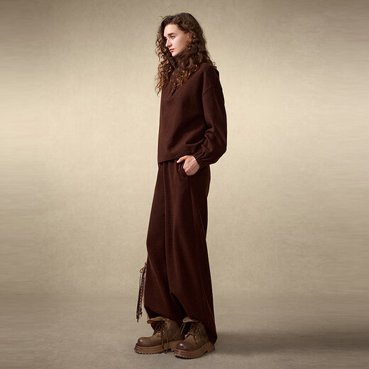 Wancaoyi (wancaoyi) Wancaoyi Shopping Mall Same Style 2025 Winter New Fashion Suit H25421551 Brown XS