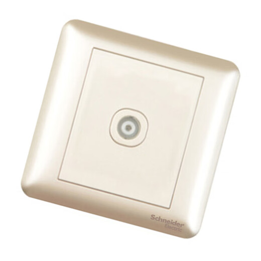 Schneider Changyi series frosted gold single TV socket A3B51TV_WG single TV socket Changyi frosted gold