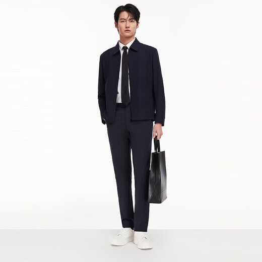Jiumuwang men's jacket autumn and winter skin-friendly breathable lapel business executive jacket for young and middle-aged men