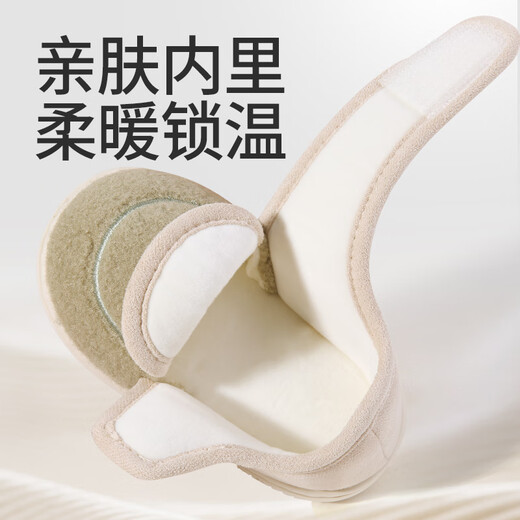 Shepherd boy baby cotton shoes indoor slippers for boys plus velvet to keep warm 2025 winter new bread shoes children's cotton slippers for girls warm goose yellow 17 base mark 140/shoe inner length 13.0cm