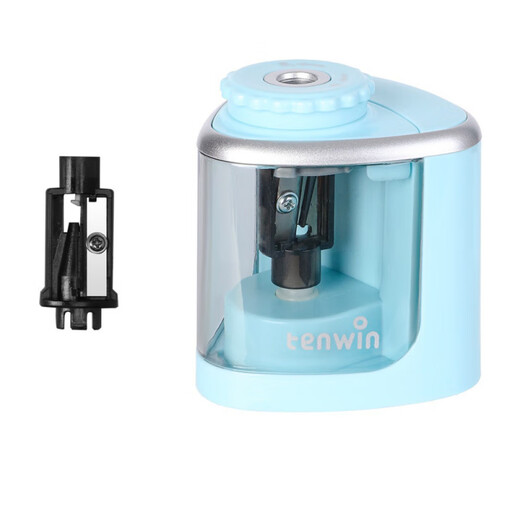 Astronomie; Ten-Wintenwin Electric Bencil Spitzer Pilzkopf Kinder Schreibwarenschärfe-Maschine Batterieversion kreativer halbautomatischer Bleistiftmaschine Schwarz TW8005-English Tenwin