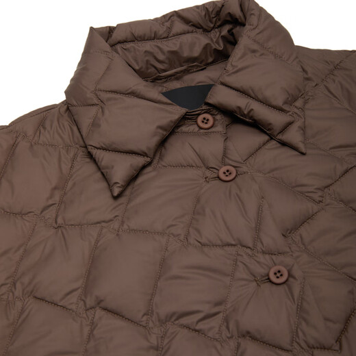 Jnby / Jiangan Buyi [95 White Goosevelt] Automne et hiver Lumière et loisirs Veste de banlieue lâche 5OAC1584H 209 / brun foncé M