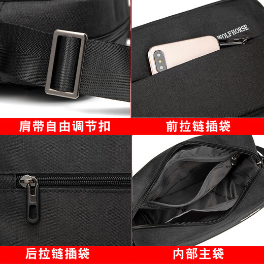 
Carany men's bag men's bag casual business bag Korean style travel fashion shoulder bag Fashion gray small